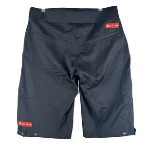 Pactimo Shorts Mens Medium Black M.Terrain Cycling Biker Zip Pockets 12" Biking